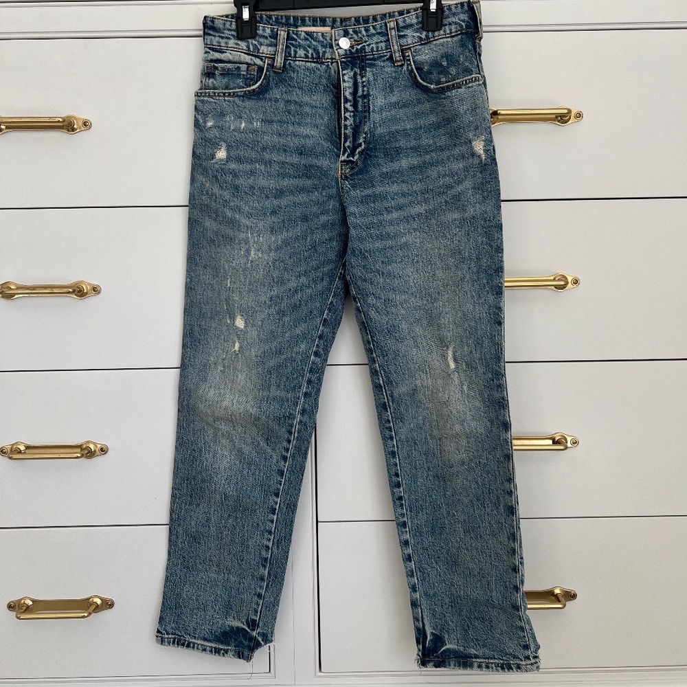Pilcro x Antrhopologie High Waist Distressed Jeans Sz 26
